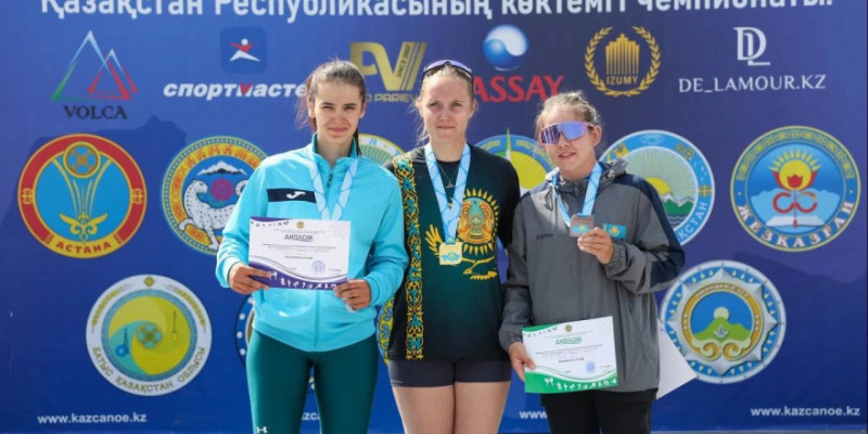 Ескек есуші Мария Бровкова ел чемпионатында 2 алтын медаль алды