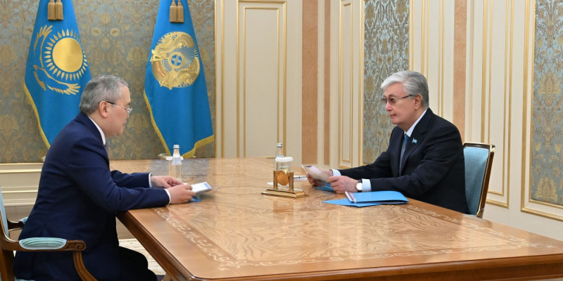 Президент Қаржылық мониторинг агенттігінің төрағасы Жанат Элимановты қабылдады