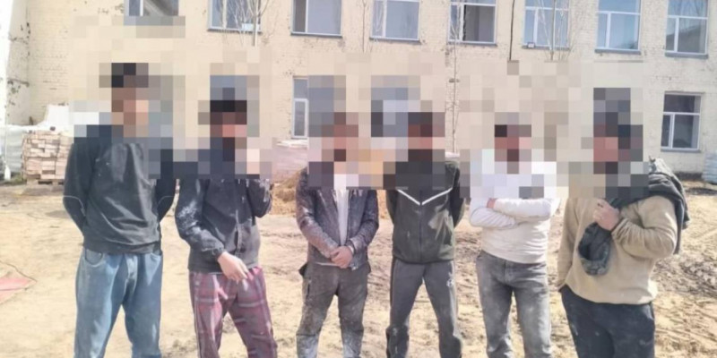 Павлодар облысында құрылыста заңсыз жұмыс істеген шетелдіктер ұсталды