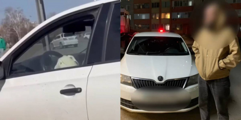 Павлодарда баланы алдыңғы орындыққа отырғызған жүргізуші жазаланды