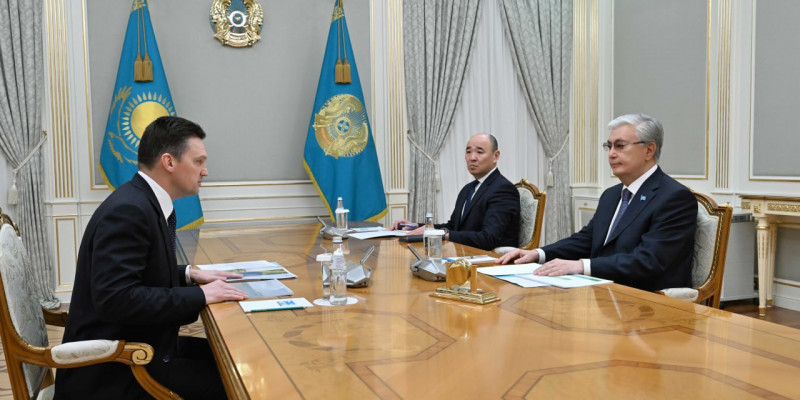 Президент Еуразиялық даму банкінің басқарма төрағасы Николай Подгузовты қабылдады