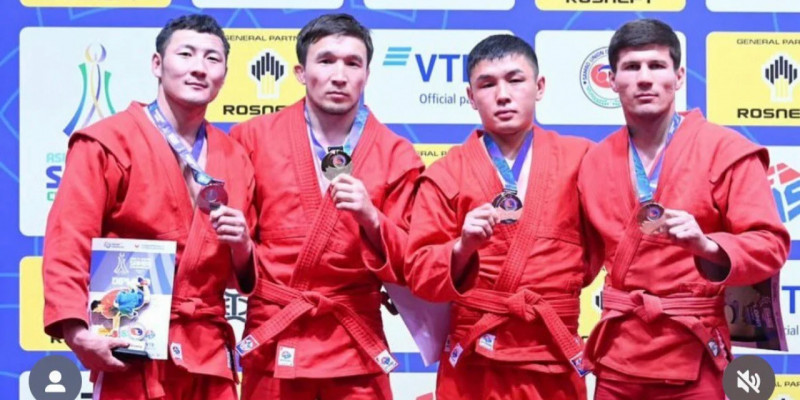 Қазақстандық самбошылар Азия чемпионатында 8 алтын медаль алды