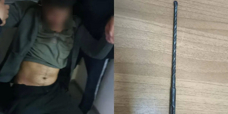 Астанада ер адам ұзын темірмен көшедегі жасөспірімдерге шабуыл жасаған