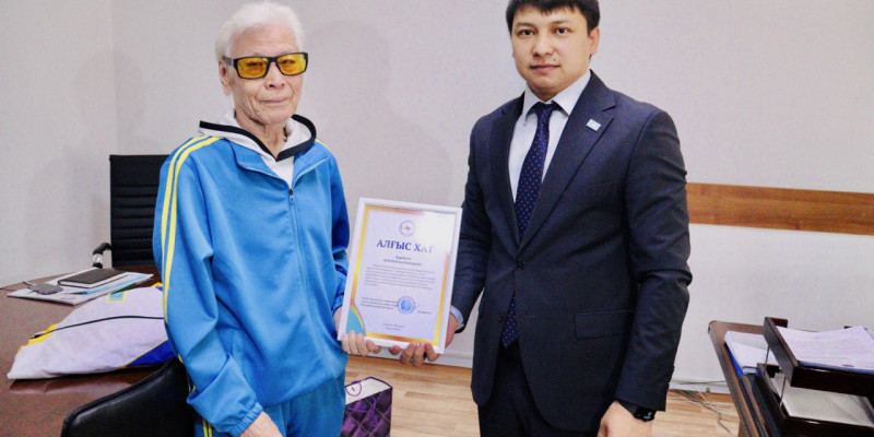 Ардагер параспортшы Құбайдолла Хасанов 80 шақырымды жаяу жүріп өтті