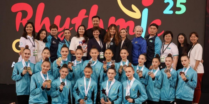 Елордалық гимнасшылар Азия чемпионатында 11 медаль жеңіп алды