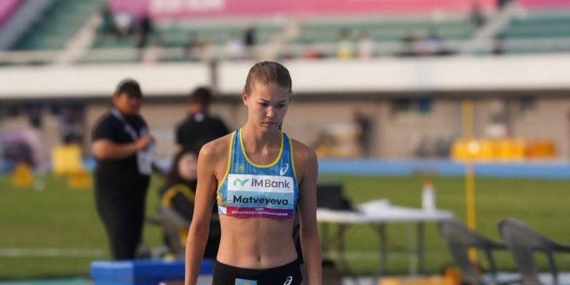 Жеңіл атлет Елизавета Матвеева - Азия чемпионатының күміс жүлдегері