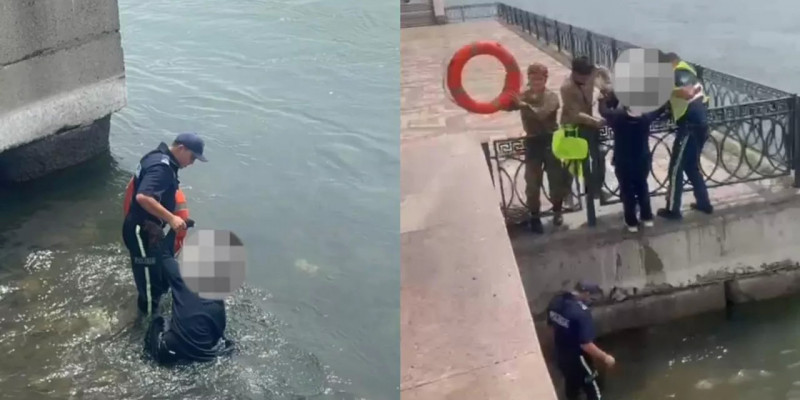 «Ертіске секіремін!»: Өскеменде полицейлер қыз баланы құтқарып қалды