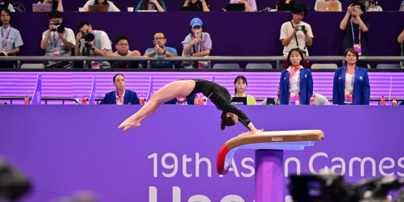Гимнаст Дарья Ясинская Азия чемпионатының екі бірдей финалына жолдама алды
