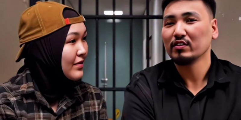 «Екі ғашық» СИЗО-да»: Ілияс Сариевпен көңіл жарастырған Ақтоты Дүйсеева изоляторда отырады (ВИДЕО)