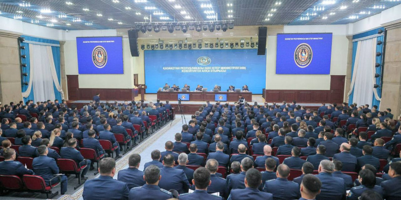 Ішкі істер министрлігінде кеңейтілген алқа отырысы өтті