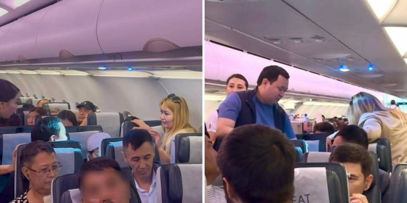 Атырау-Астана әуе рейсінде жолаушы есінен танып қалды
