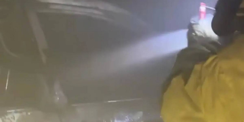 Ақтөбеде тұрғын үй паркингі өртенді