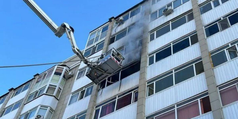 Астанада тұрғын үйлердің бірінен өрт шықты