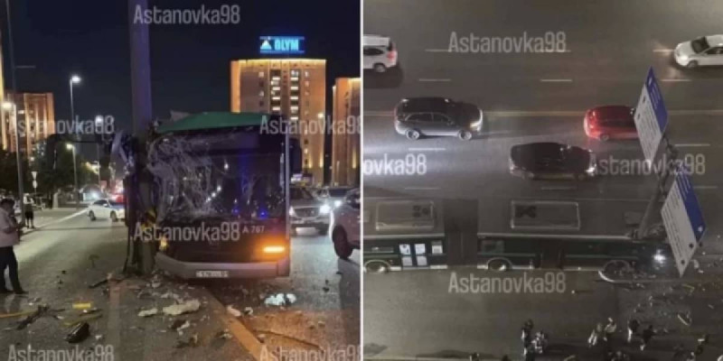 Астанадағы автобус апатында екі аяғынан айырылған қыз үйіне шықты