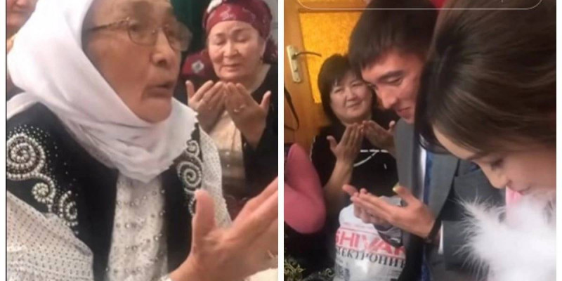 Екі жасқа бата берген зейнеткер күлкіге қалды (ВИДЕО)