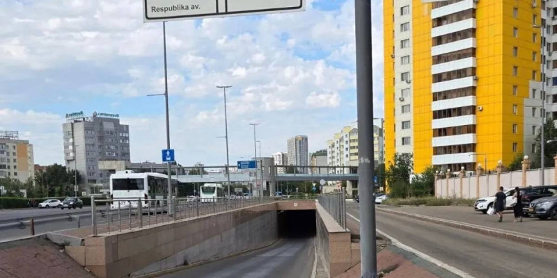 Астанада жерасты туннелі күзге дейін жабылады