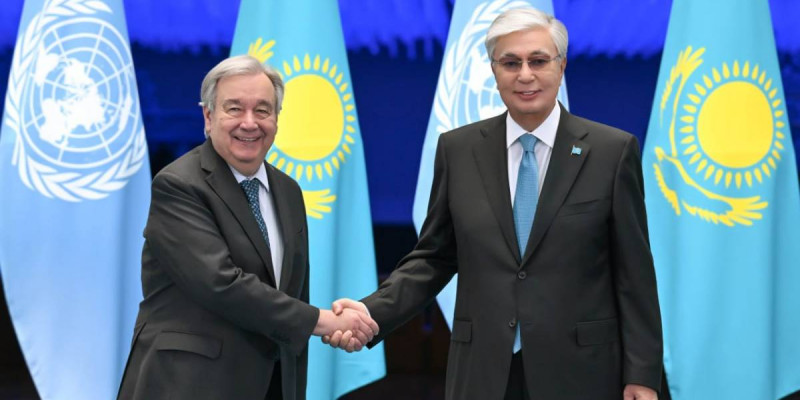Мемлекет басшысы БҰҰ Бас хатшысы Антониу Гутерришпен келіссөз жүргізді