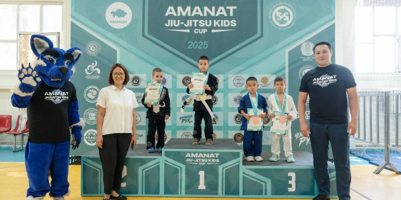 AMANAT CUP: Алматы облысында джиу-джитсудан балалар арасында халықаралық турнир өтті