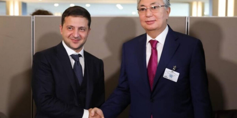 Қасым-Жомарт Тоқаев Владимир Зеленскиймен сөйлесті