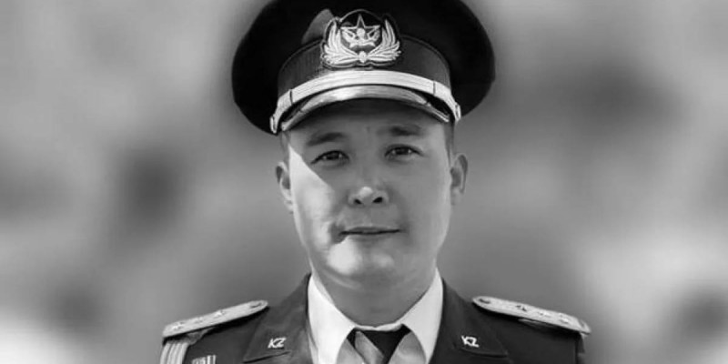 Сорбұлақта қаза тапқан майорды ақтық сапарға шығарып салды