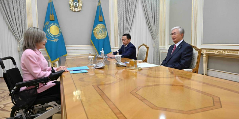 Президент Адам құқықтары жөніндегі уәкілдің Астана қаласы бойынша өкілі Баян Жалмағанбетованы қабылдады