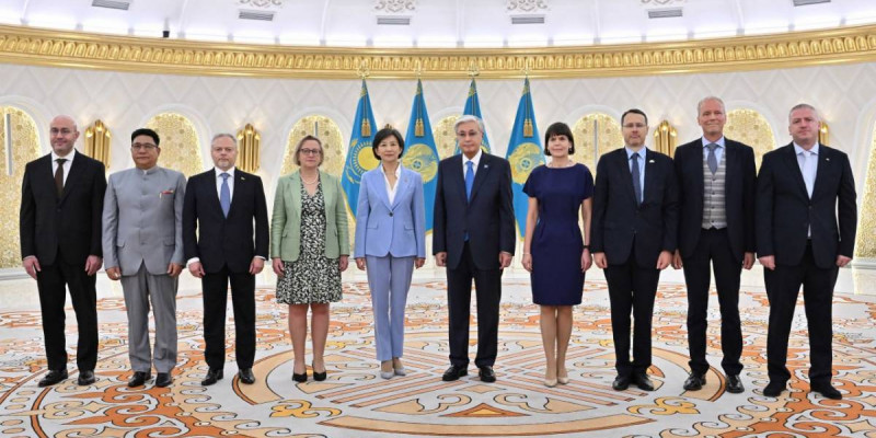 Тоқаев бірқатар мемлекеттің елшісінен сенім грамотасын алды