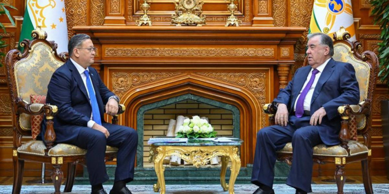 Тәжікстан Президенті Қазақстан СІМ басшысын қабылдады