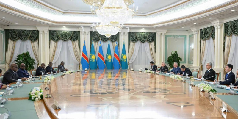 Қазақстан мен Конго президенті кеңейтілген құрамда келіссөз жүргізді