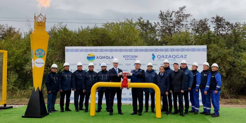Қосшы қаласы газға қосылды