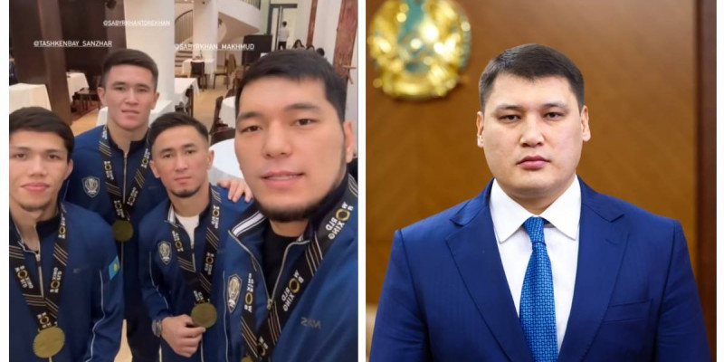 Бокстан әлем чемпионы атанған спортшылар Руслан Берденовке алғыс айтты