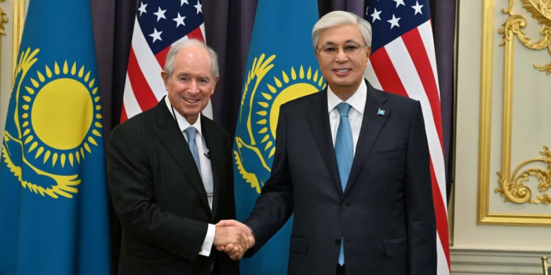 Мемлекет басшысы Blackstone компаниясының басқарма төрағасымен кездесті