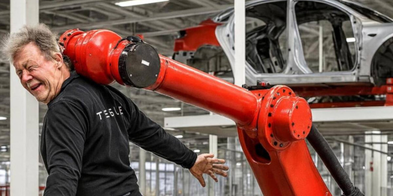 "Ұрып, есінен тандырған": Tesla қызметкері роботты сотқа берді