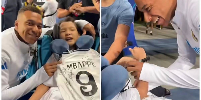 Қазақстандық бала «Реал Мадридтің» футболшыларымен кездесті