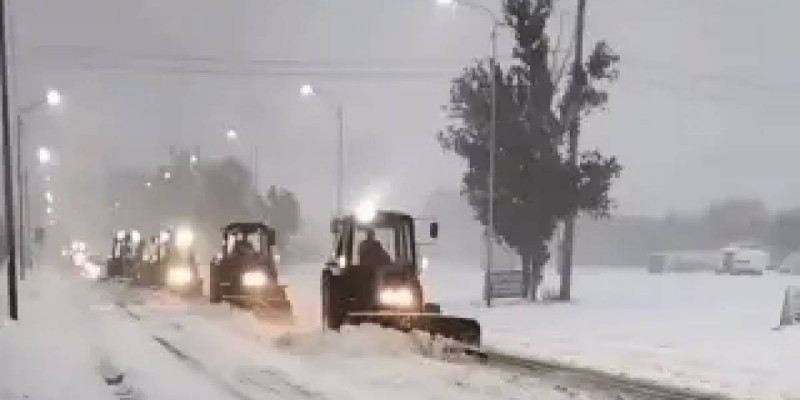 Павлодарда қалың қар жауды