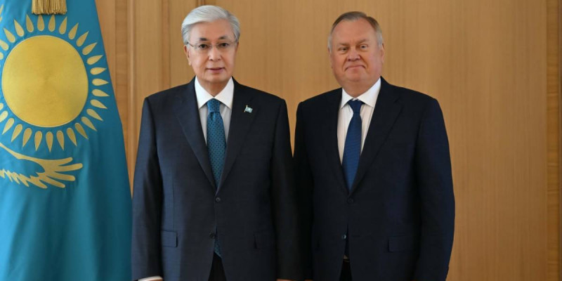 Мемлекет басшысы ВТБ банк басқарма төрағасы Андрей Костинді қабылдады