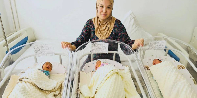 Қызылордалық келіншек дүниеге үшем әкелді