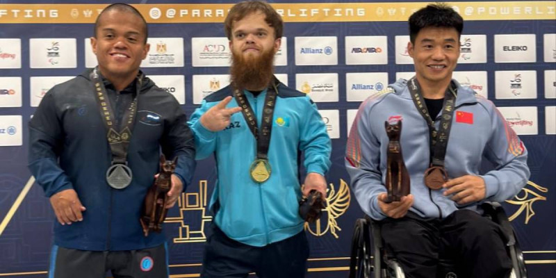Давид Дегтярев пара пауэрлифтингтен әлем чемпионатында алтын жеңіп алды
