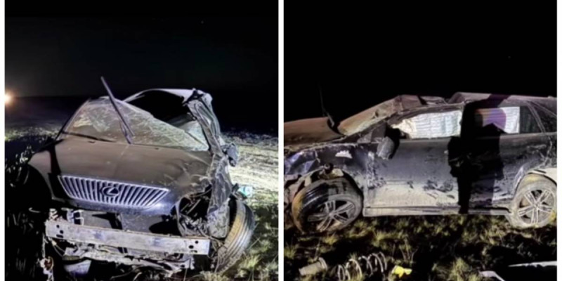 Павлодар облысында жантүршігерлік жол апатынан Lexus жүргізушісі қаза тапты