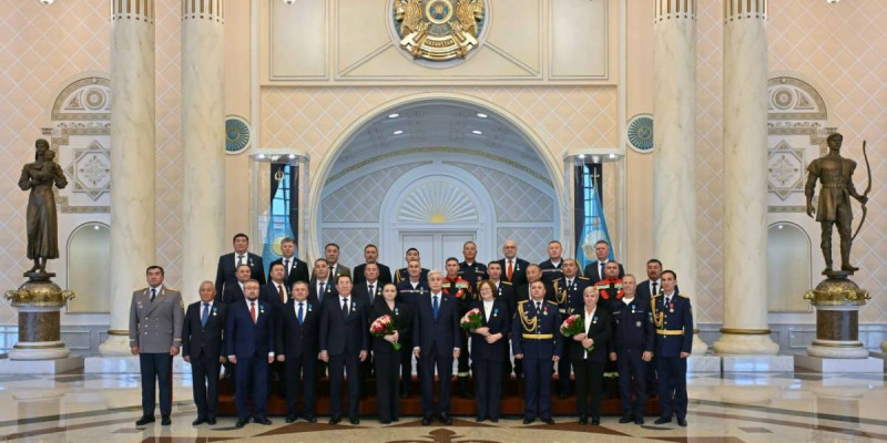 Президент бір топ құтқарушыны мемлекеттік наградамен марапаттады
