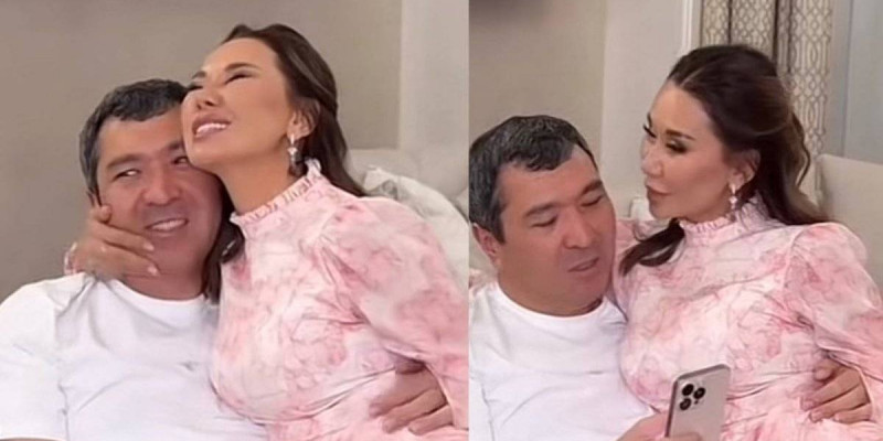 «Шектен шыққан»: Динара Сәтжанның күйеуімен түскен суреті қызу талқыланып жатыр