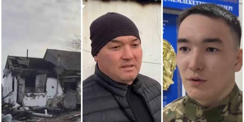 Ақмола облысында әкесі мен баласы өртенген үйден 3 баланы аман алып шықты