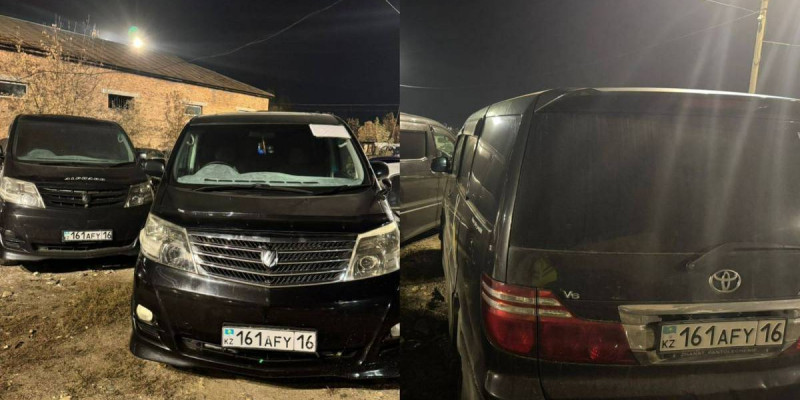 Өскеменде бірдей мемлекеттік нөмірмен жүрген 2 көлік анықталды