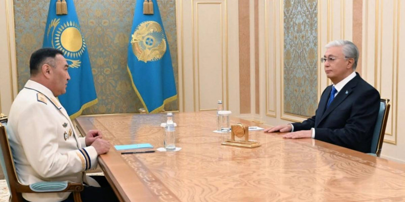 Мемлекет басшысы ҰҚК төрағасы Ермек Сағымбаевты қабылдады