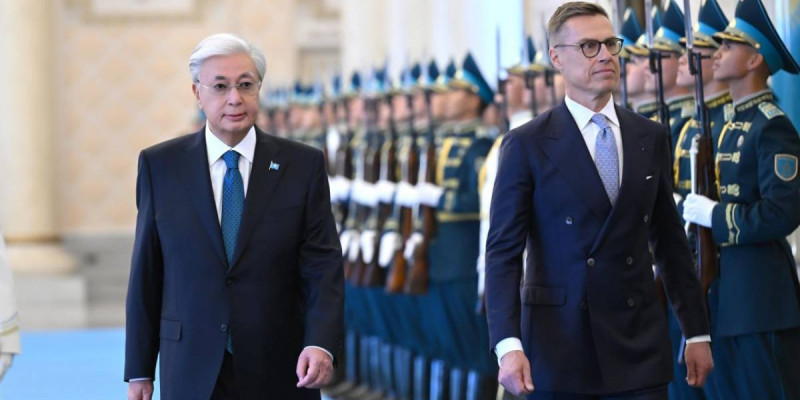 Қасым-Жомарт Тоқаев Финляндия президентін Ақордада қарсы алды