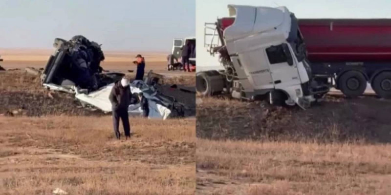 Ақтөбедегі 12 адам қаза тапқан жол апаты: Тірі қалған ер адам Астанаға жеткізілді