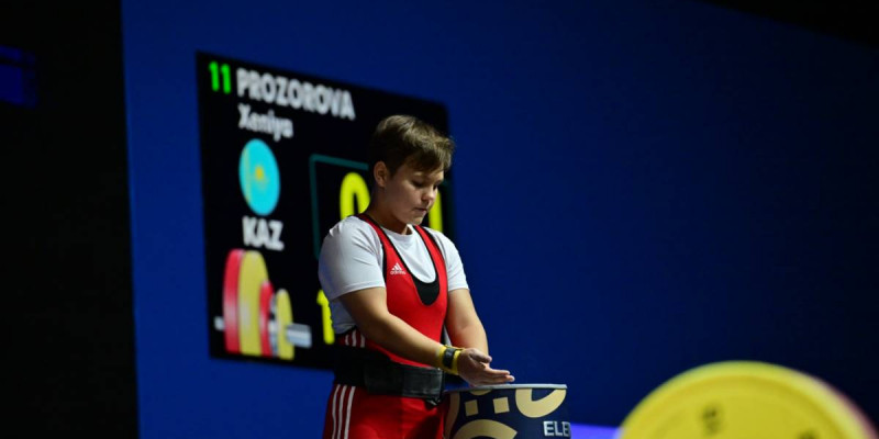 Ауыр атлет Ксения Прозорова Азия ойындарында екінші медалін жеңіп алды