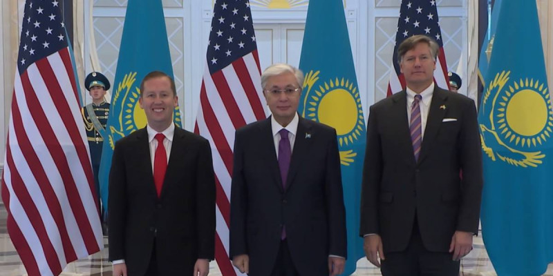 Америка Президентінің арнайы өкілдері Ақордаға келді