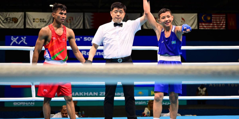 Боксшы Жұмағали Нұрмахан Азия ойындарында жеңіске жетті