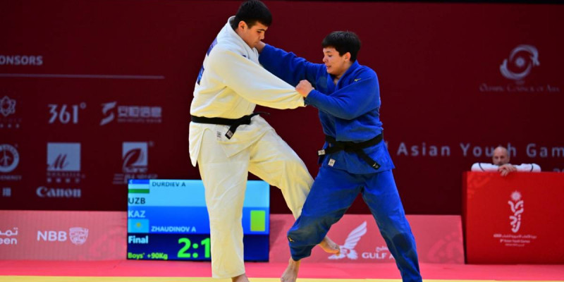 Дзюдошы Әділжан Жаудинов жасөспірімдер Азиадасының күміс жүлдегері атанды
