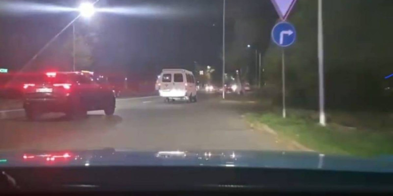 Таразда мас жүргізуші полицейлерден қашпақ болған